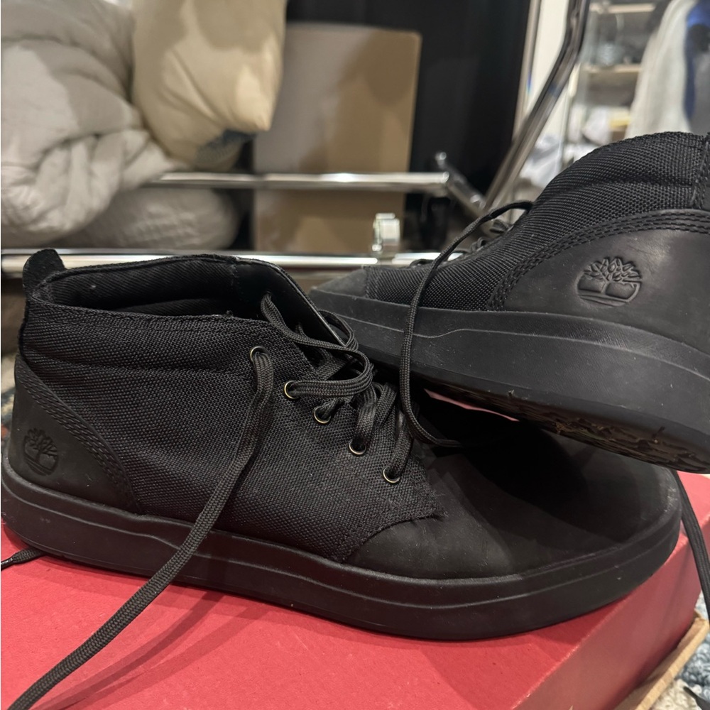 Timberland Men's Black High-Top Sneakers